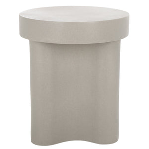 Safavieh Kadence Accent Table - Modern Sculptural Design For Stylish Home Decor And Functional Charm Grey Magnesium Oxide Acc2807b