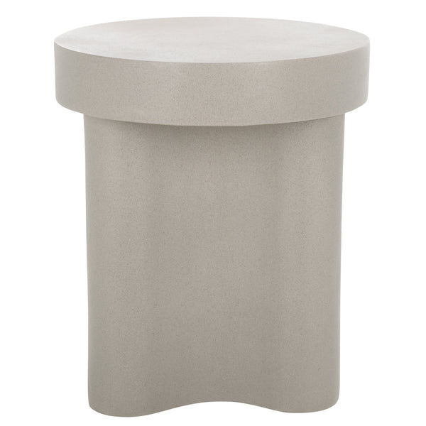 Safavieh Kadence Accent Table - Modern Sculptural Design For Stylish Home Decor And Functional Charm Grey Magnesium Oxide Acc2807b