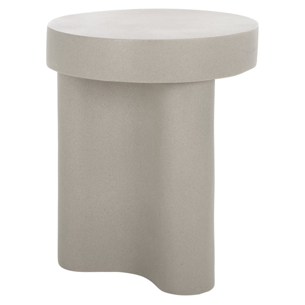 Safavieh Kadence Accent Table - Modern Sculptural Design For Stylish Home Decor And Functional Charm Grey Magnesium Oxide Acc2807b