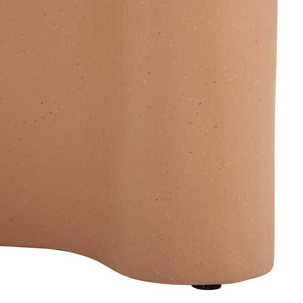 Safavieh Kadence Accent Table - Modern Sculptural Design For Stylish Home Decor And Functional Charm Terracotta Magnesium Oxide Acc2807c