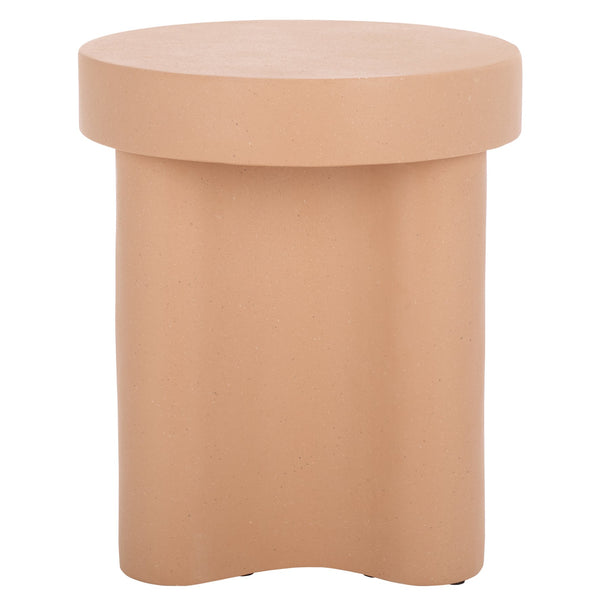 Safavieh Kadence Accent Table - Modern Sculptural Design For Stylish Home Decor And Functional Charm Terracotta Magnesium Oxide Acc2807c