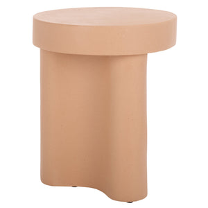 Safavieh Kadence Accent Table - Modern Sculptural Design For Stylish Home Decor And Functional Charm Terracotta Magnesium Oxide Acc2807c