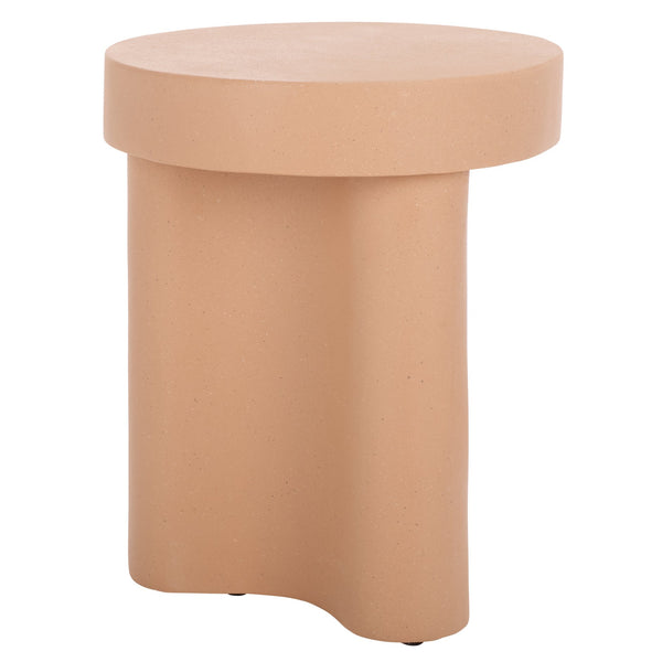 Safavieh Kadence Accent Table - Modern Sculptural Design For Stylish Home Decor And Functional Charm Terracotta Magnesium Oxide Acc2807c