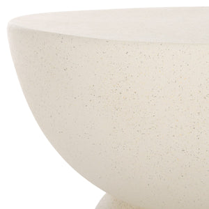 Safavieh Erwin Accent Table White 16.7" x 16.7" x 18.1"