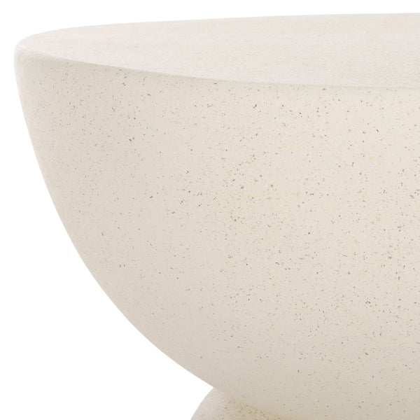 Safavieh Erwin Accent Table White 16.7" x 16.7" x 18.1"