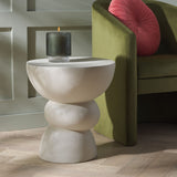 Safavieh Erwin Accent Table White 16.7" x 16.7" x 18.1"