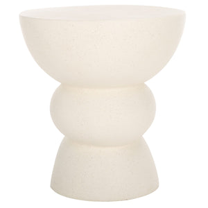Safavieh Erwin Accent Table White 16.7" x 16.7" x 18.1"