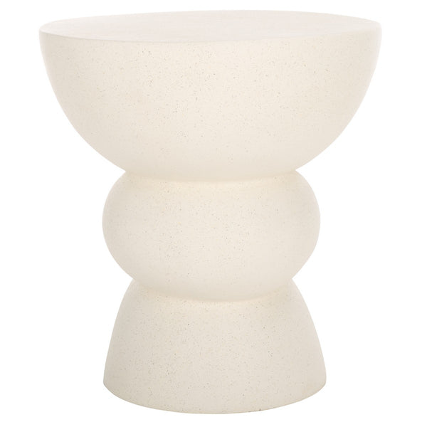 Safavieh Erwin Accent Table White 16.7" x 16.7" x 18.1"