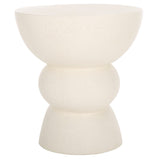 Safavieh Erwin Accent Table White 16.7" x 16.7" x 18.1"