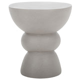 Safavieh Erwin Accent Table Grey 16.7" x 16.7" x 18.1"