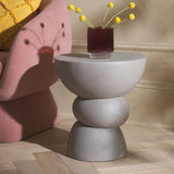 Safavieh Erwin Accent Table Grey 16.7" x 16.7" x 18.1"