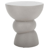 Safavieh Erwin Accent Table Grey 16.7" x 16.7" x 18.1"