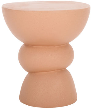 Safavieh Erwin Accent Table Terracotta 16.7" x 16.7" x 18.1"
