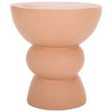 Safavieh Erwin Accent Table Terracotta 16.7" x 16.7" x 18.1"