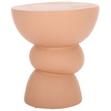 Safavieh Erwin Accent Table Terracotta 16.7" x 16.7" x 18.1"