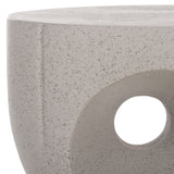 Safavieh Abbi Accent Table Grey 15" x 9.7" x 17.7"