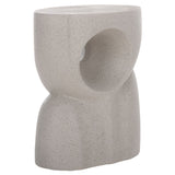 Safavieh Abbi Accent Table Grey 15" x 9.7" x 17.7"