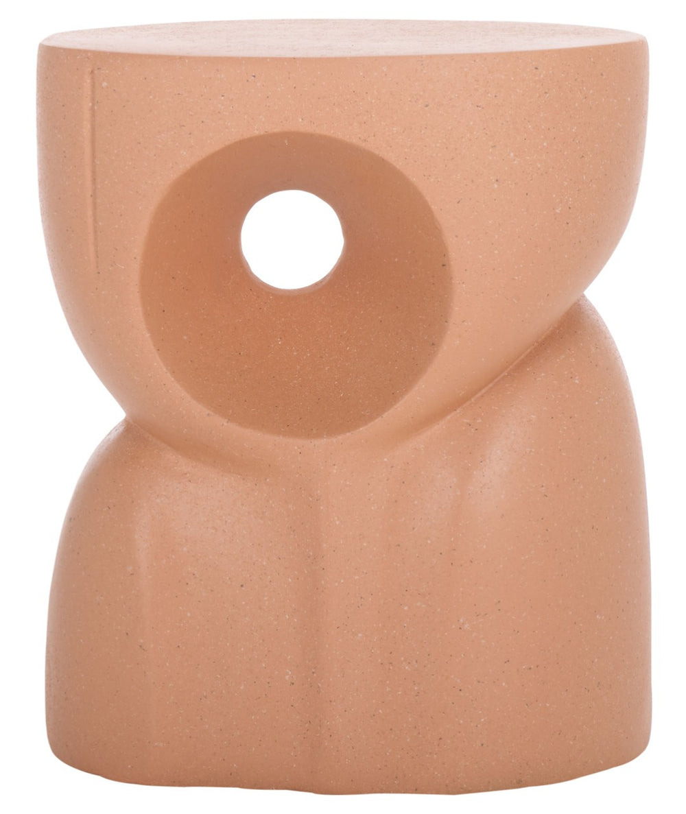 Safavieh Abbi Sculptural Accent Table - Elevate Your Space With Artful Design And Functional Style, 14.96"W Terracotta ACC2810C