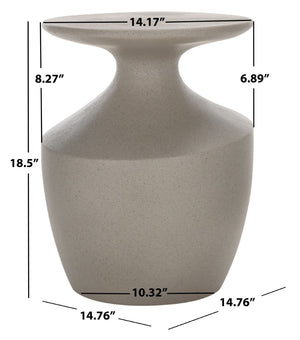 Safavieh Jaiya Accent Table - Sculptural Modern Side Table For Living Rooms, Bedrooms, And Small Spaces Grey ACC2811B