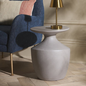 Safavieh Jaiya Accent Table - Sculptural Modern Side Table For Living Rooms, Bedrooms, And Small Spaces Grey ACC2811B