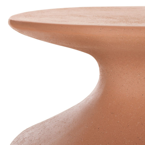 Safavieh Jaiya Accent Table - Sculptural Modern Side Table For Living Rooms, Bedrooms, And Small Spaces Terracotta ACC2811C