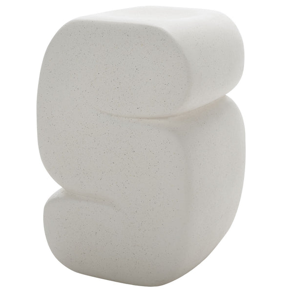 Safavieh Marnie Accent Table White 12.8" x 12.8" x 18.5"