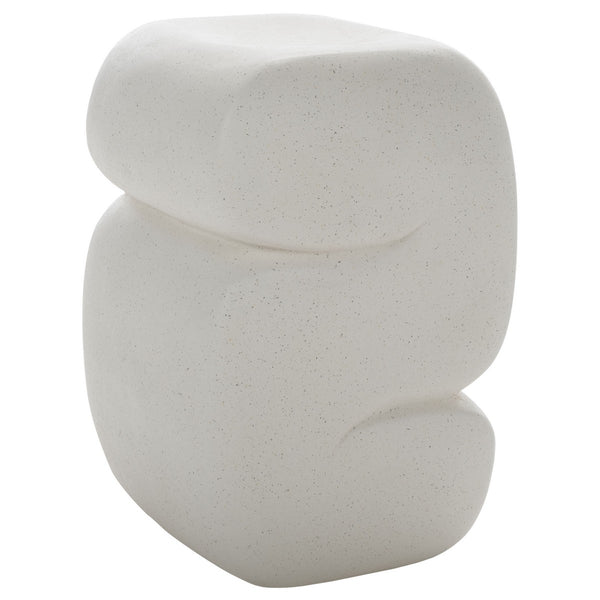 Safavieh Marnie Accent Table White 12.8" x 12.8" x 18.5"