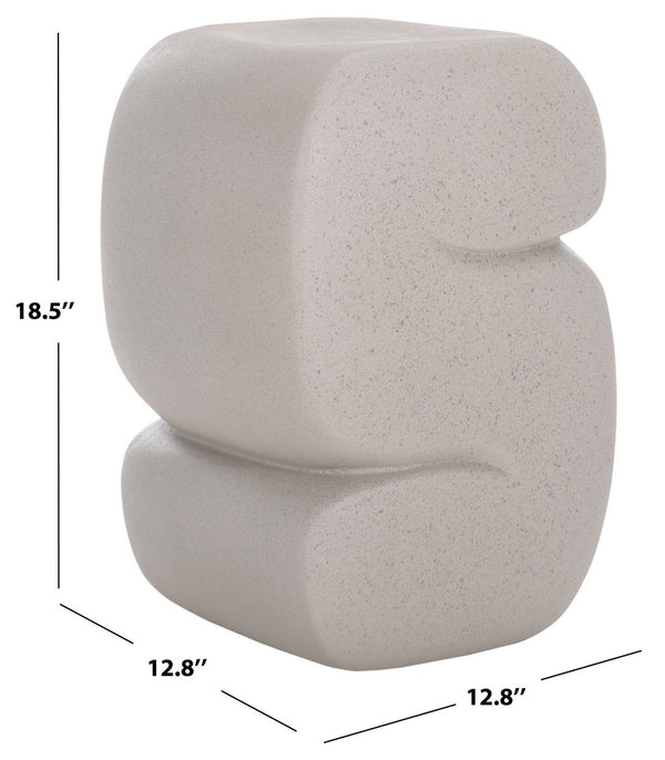 Safavieh Marnie Accent Table Grey 12.8" x 12.8" x 18.5"