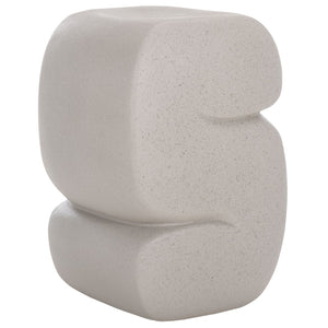 Safavieh Marnie Accent Table - Contemporary Sculptural Design With Textured Finish For Modern Interiors Grey ACC2812B