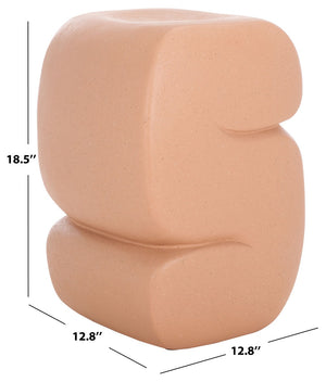 Safavieh Marnie Accent Table Terracotta 12.8" x 12.8" x 18.5"