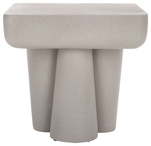 Safavieh Leeza Accent Table Grey 19.5" x 19.5" x 18.1"