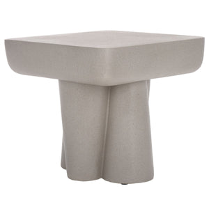 Safavieh Leeza Accent Table Grey 19.5" x 19.5" x 18.1"