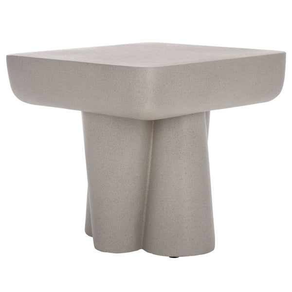 Safavieh Leeza Accent Table Grey 19.5" x 19.5" x 18.1"