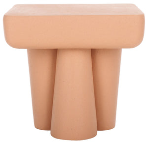 Safavieh Leeza Accent Table Terracotta 19.5" x 19.5" x 18.1"