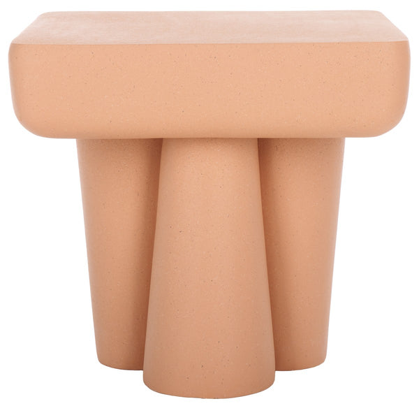 Safavieh Leeza Accent Table Terracotta 19.5" x 19.5" x 18.1"