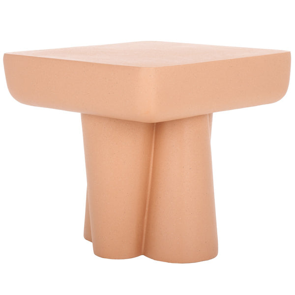 Safavieh Leeza Accent Table Terracotta 19.5" x 19.5" x 18.1"