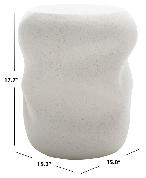 Safavieh Carrick Accent Table White 15" x 15" x 17.7"