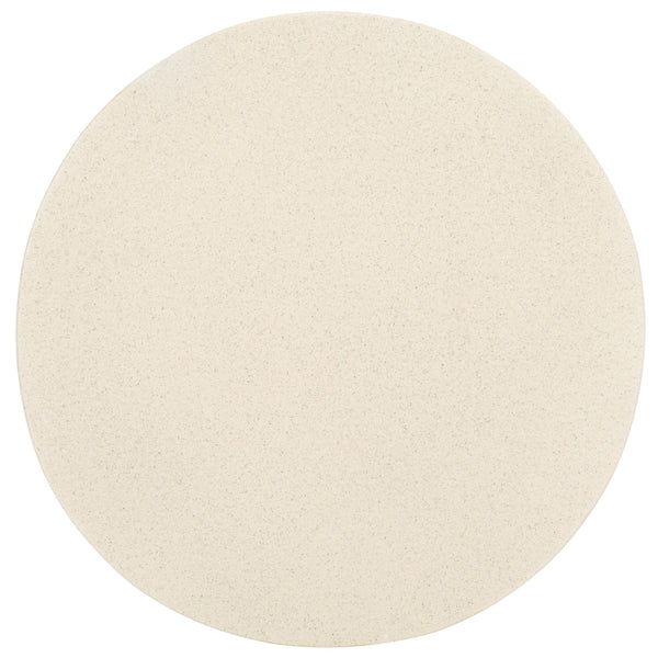 Safavieh Malix Accent Table - Modern White Geometric Design With Sculptural Flair For Stylish Home Décor White Magnesium Oxide Acc2817a