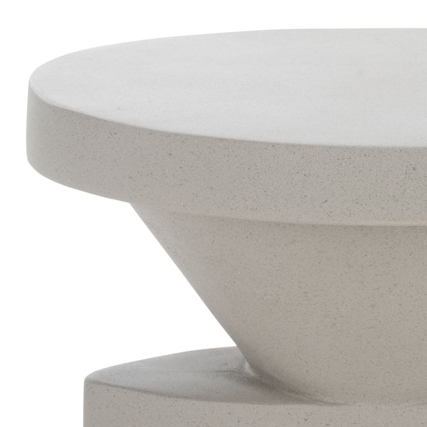 Safavieh Malix Accent Table - Modern Design For Stylish Living Rooms And Elegant Home Décor Solutions Grey Magnesium Oxide Acc2817b