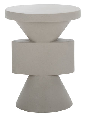 Safavieh Malix Accent Table - Modern Design For Stylish Living Rooms And Elegant Home Décor Solutions Grey Magnesium Oxide Acc2817b