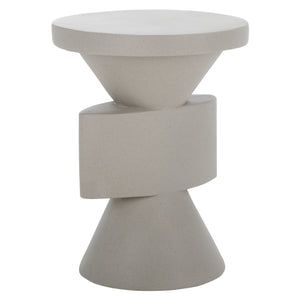 Safavieh Malix Accent Table - Modern Design For Stylish Living Rooms And Elegant Home Décor Solutions Grey Magnesium Oxide Acc2817b
