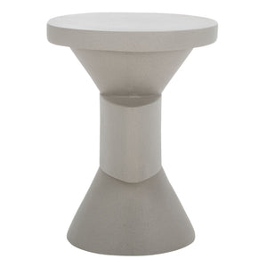 Safavieh Malix Accent Table - Sculptural Modern Design With Geometric Form For Stylish Living Spaces And Functionality Grey ACC2817B