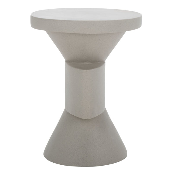 Safavieh Malix Accent Table - Sculptural Modern Design With Geometric Form For Stylish Living Spaces And Functionality Grey ACC2817B
