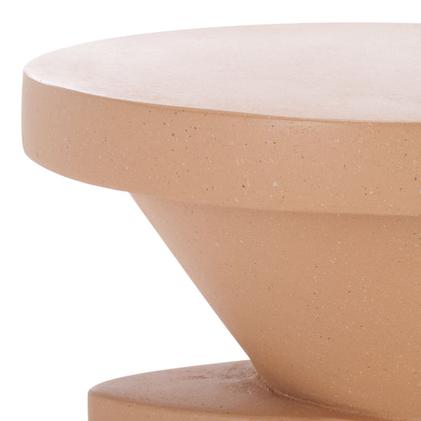 Safavieh Malix Accent Table - Modern Design For Stylish Living Rooms And Elegant Home Décor Solutions Terracotta Magnesium Oxide Acc2817c