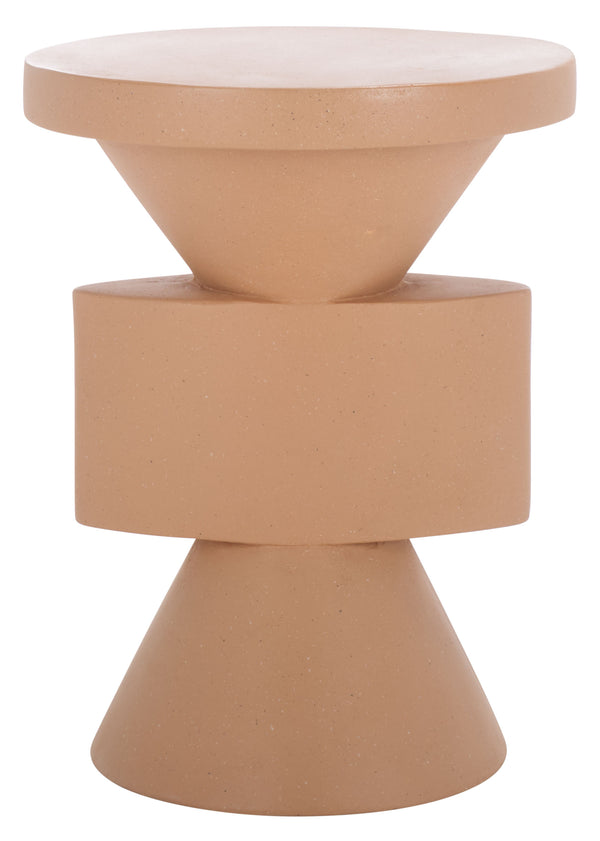 Safavieh Malix Accent Table - Modern Design For Stylish Living Rooms And Elegant Home Décor Solutions Terracotta Magnesium Oxide Acc2817c