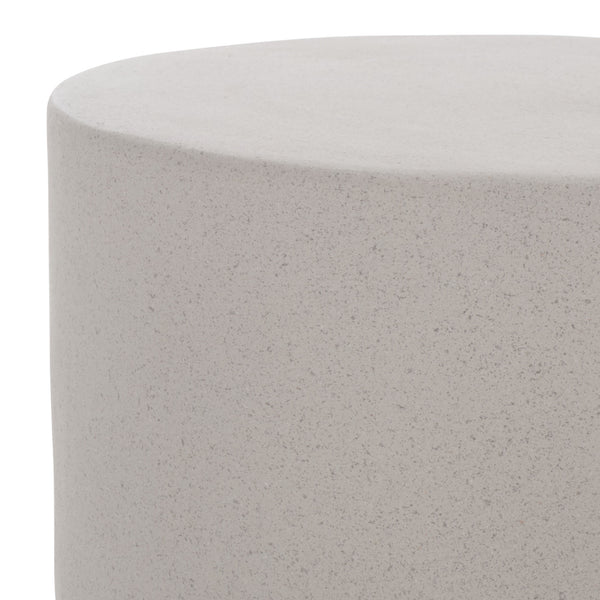 Safavieh Eldrick Accent Table In Grey - Modern Design For Stylish Living Spaces & Versatile Functionality Grey Magnesium Oxide Acc2822b