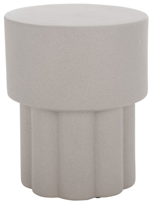 Safavieh Eldrick Accent Table In Grey - Modern Design For Stylish Living Spaces & Versatile Functionality Grey Magnesium Oxide Acc2822b