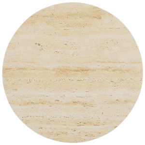 Safavieh Nurem Sculptural Tall Ceramic Side Table - Modern Minimalist Design In Beige For Stylish Living Spaces ACC2900A