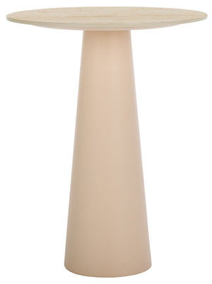 Safavieh Nurem Short Ceramic Side Table - Modern Minimalist Accent For Small Spaces & Stylish Decor ACC2901A