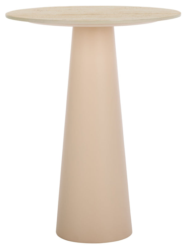 Safavieh Nurem Short Ceramic Side Table - Modern Minimalist Accent For Small Spaces & Stylish Decor ACC2901A